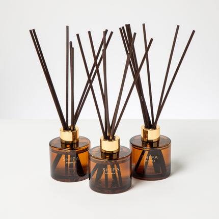 Cafe Oud - Essential Oil Reed Diffuser | Bergamot, Pimento, Oud and Davana