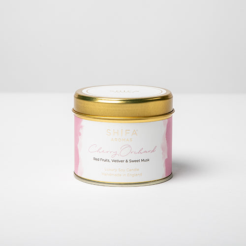 Cherry Orchard Tin Candle